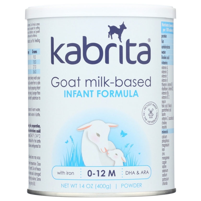 0-12 Goat Milk-Based Infant Formula with Iron 400g, 14 oz