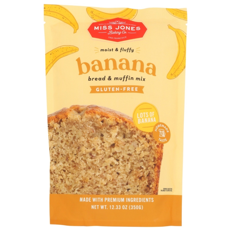 Gluten Free Banana Bread and Muffin Mix, 12.35 oz