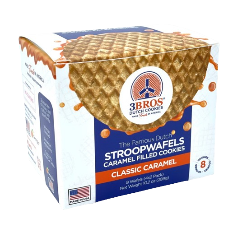 Classic Caramel Stroopwafels 8Pc, 10.2 oz