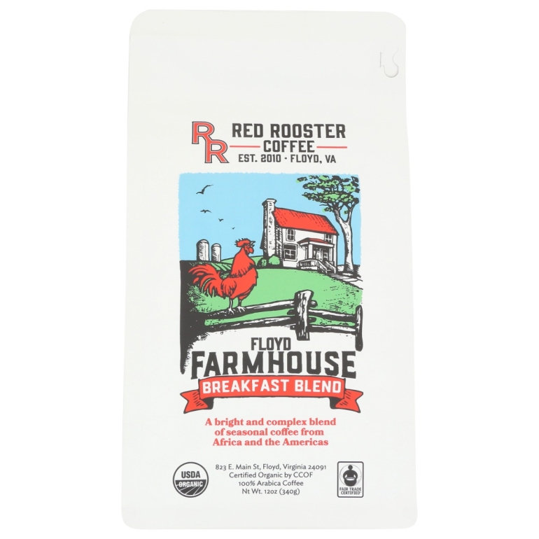 Organic Floyd Farmhouse Breakfast Blend Coffee, 12 oz