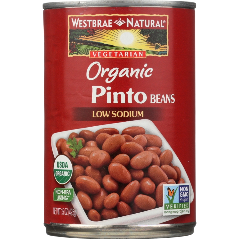 Organic Pinto Beans No Salt Added, 15 oz