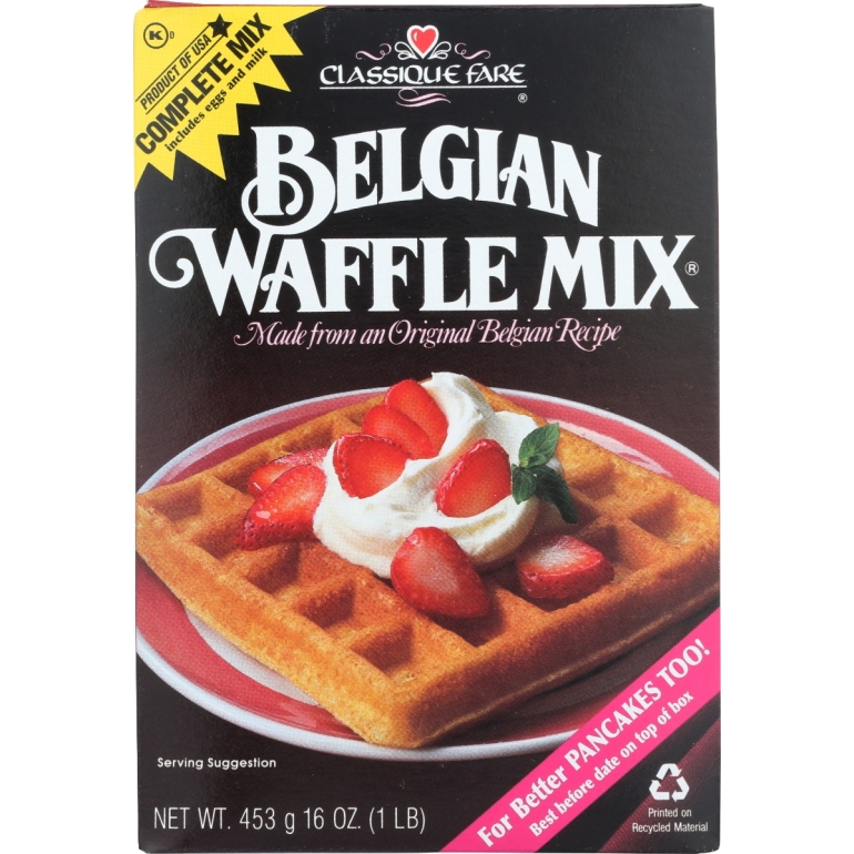 Belgian Waffle Mix, 16 oz