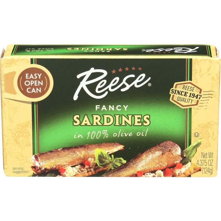 Sardine Olive Oil, 4.375 oz
