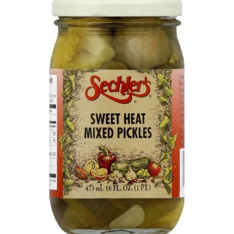 Sweet Heat Mixed Pickles, 16 oz