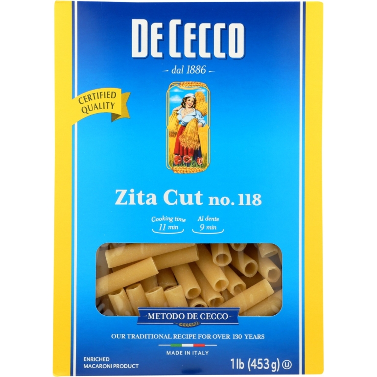 Zita Cut no. 118 Pasta, 16 oz