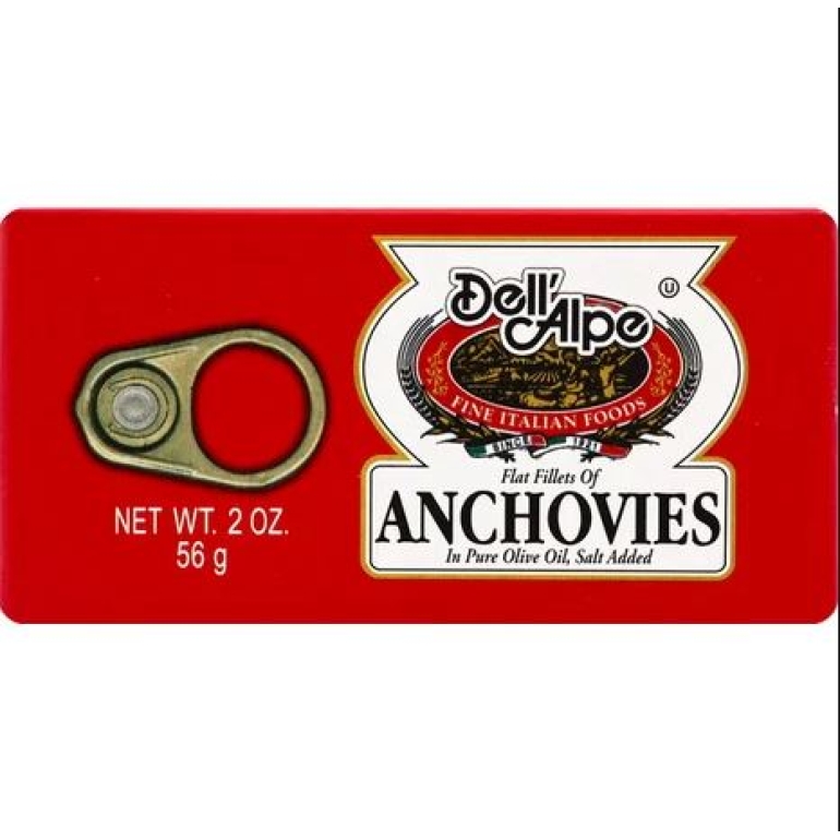 Flat Fillets Of Anchovies, 1 ea