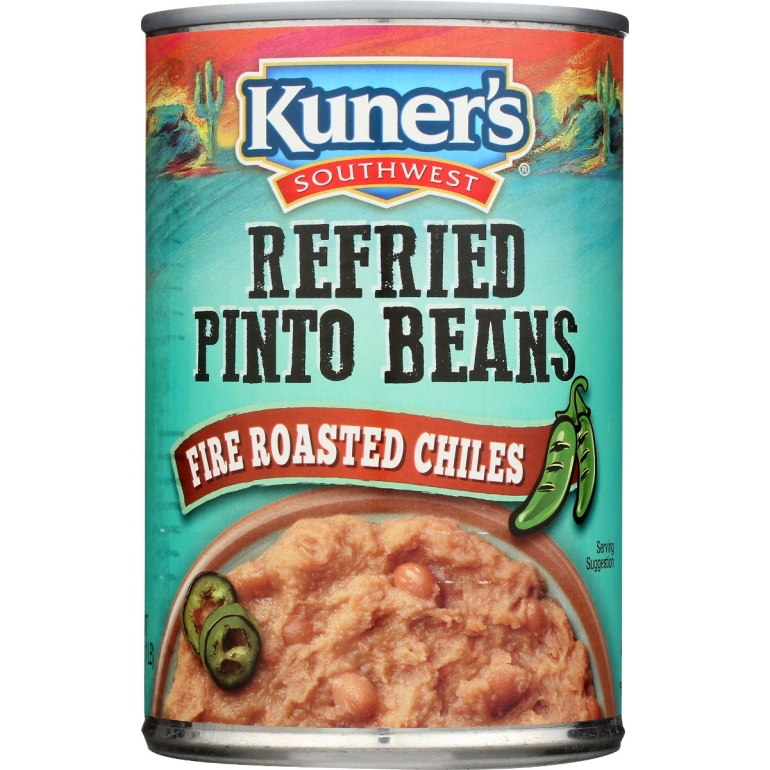 Refried Pinto Beans With Fine Roasted Chiles, 16 oz