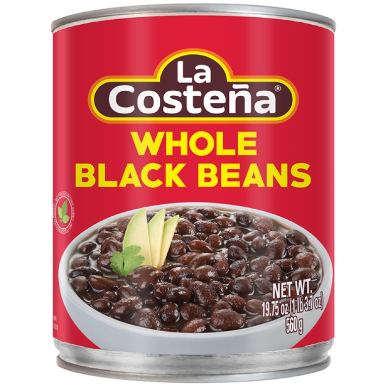 Whole Black Beans, 19.75 oz