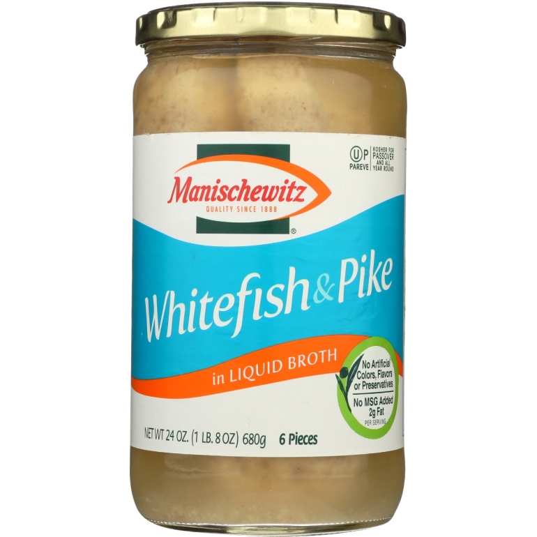 Fish Pike & White Non Jel, 24 oz