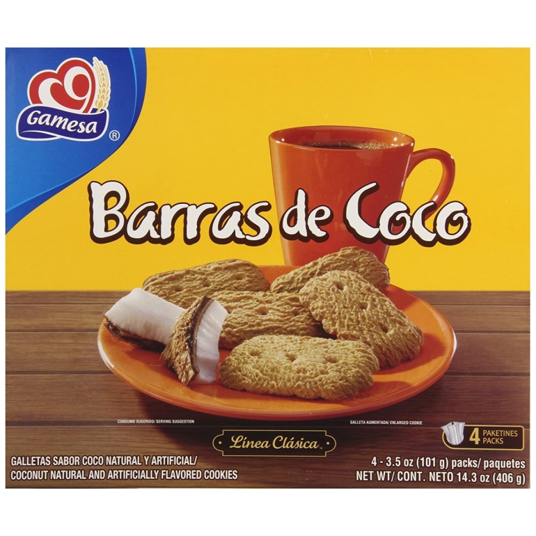 Barras De Coco, 14.3 oz