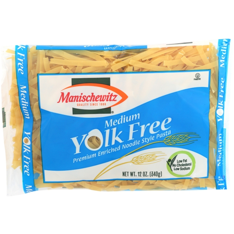 Yolk Free Medium Noodles, 12 oz