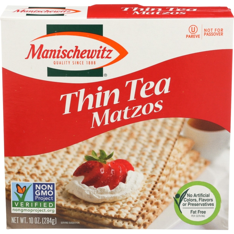 Thin Tea Matzo Cracker, 10 oz