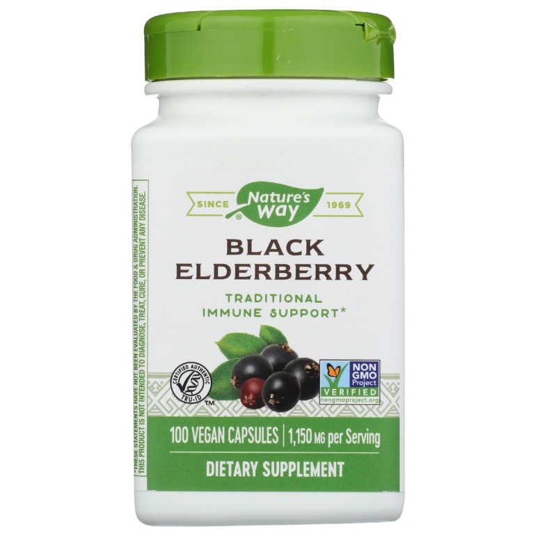 Black Elderberry 100Vegcp, 100 cp