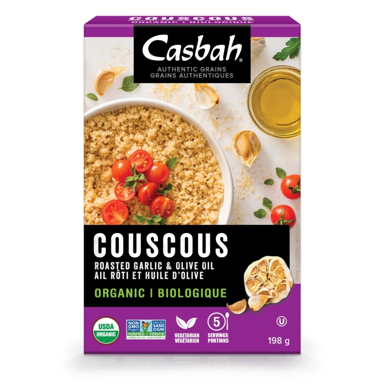 Roasted Garlic Olive Oil Couscous Organic, 7 oz