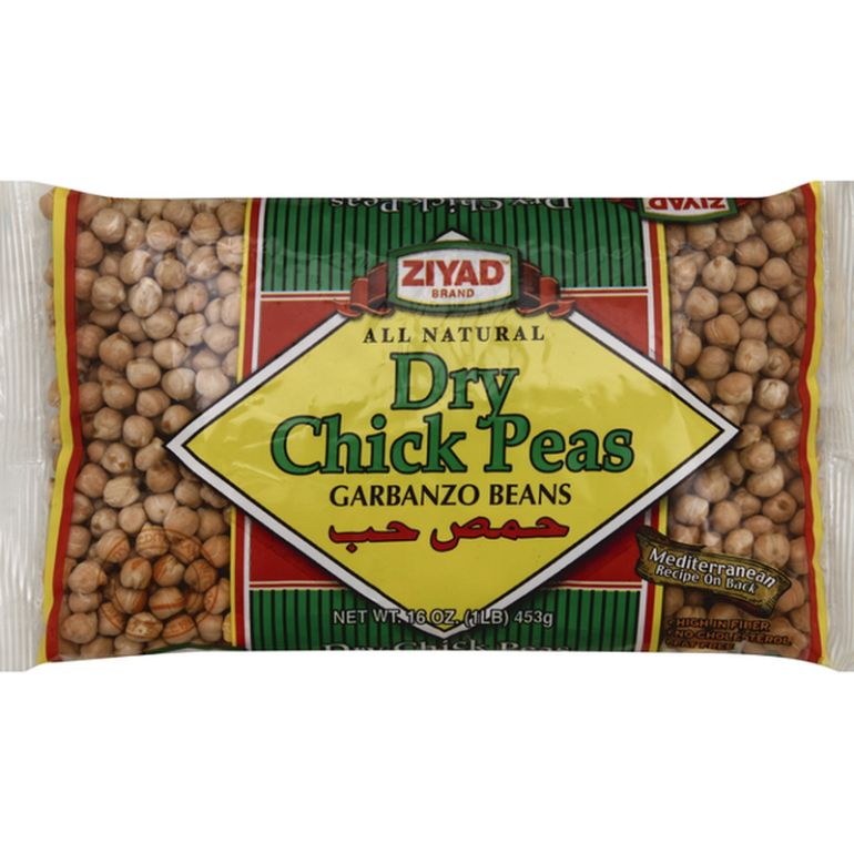 Dry Chick Peas Garbanzo Beans, 16 oz