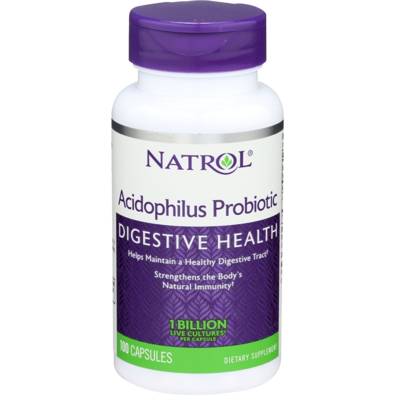 Natrol Acidophilus Probiotic 100Mg, 100 cp