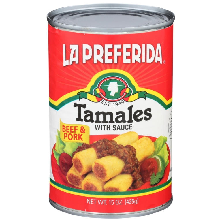 Beef Pork Tamales, 15 oz