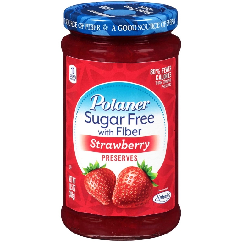 Sugar Free Strawberry Preserves with Fiber, 13.5 oz