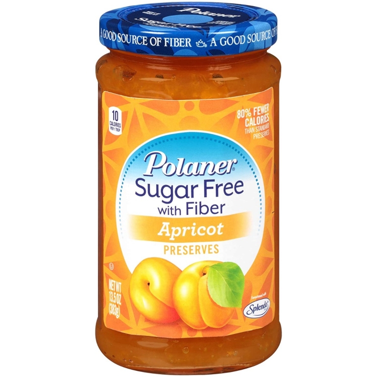 Sugar Free Apricot Preserves with Fiber, 13.5 oz