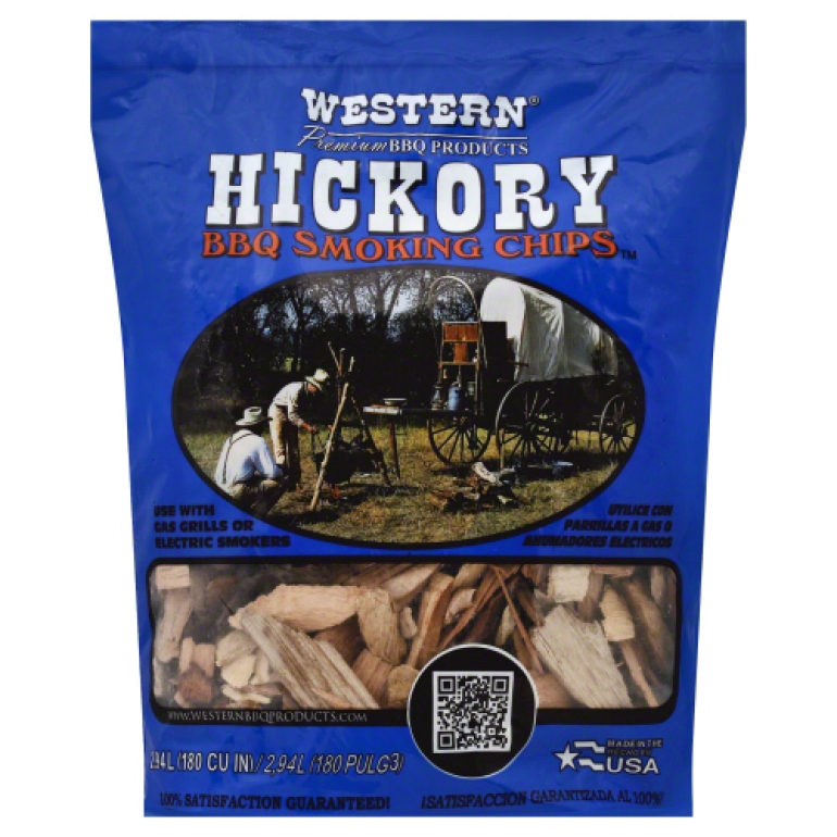 Hickory Bbq Smoking Chips, 2.25 lb