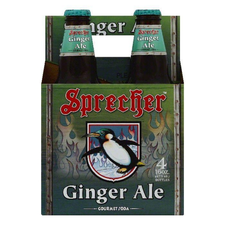 Soda Ginger Ale 4Pk, 64 fo