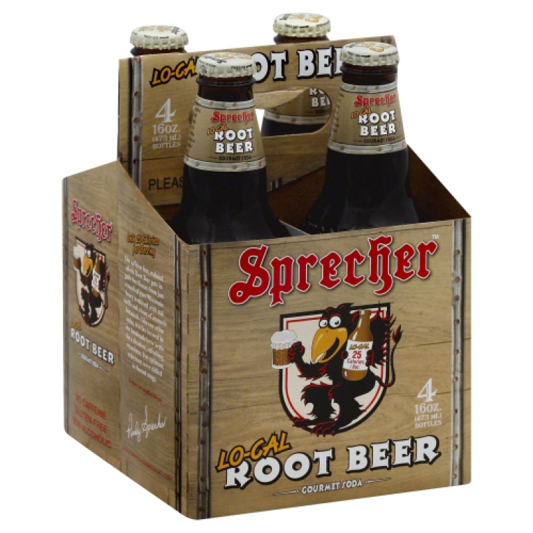 Soda Root Beer Low Cal 4Pk, 64 fo