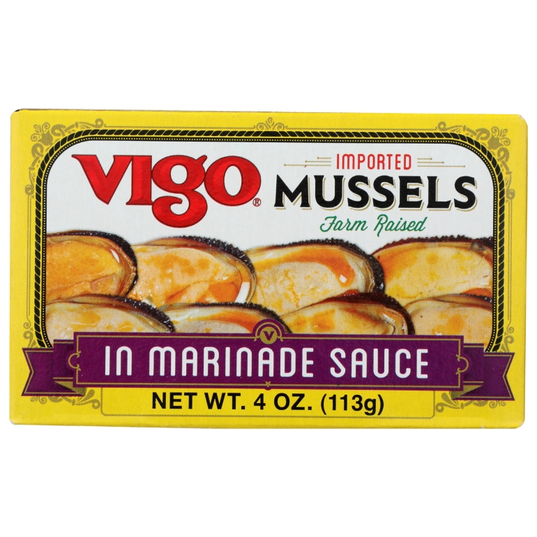 Mussels in Marinade Sauce, 4 oz