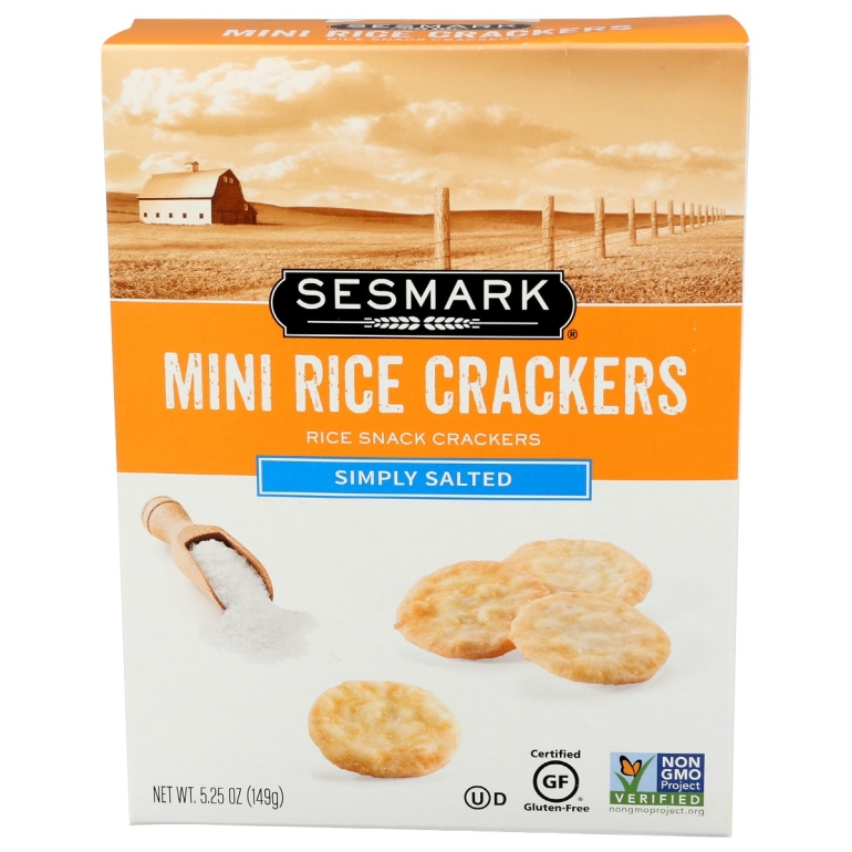 Simply Salted Mini Rice Crackers, 5.25 oz