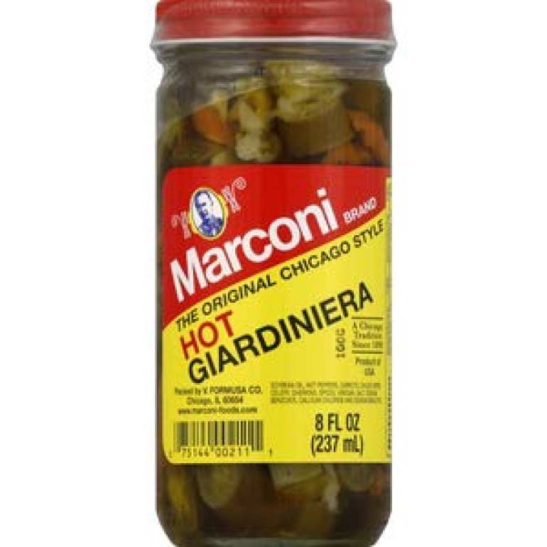 Hot Giardiniera, 8 oz