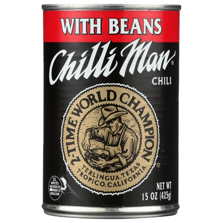Chili W Bean, 15 oz