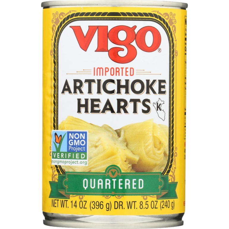 Imported Quartered Artichoke Hearts, 14 oz