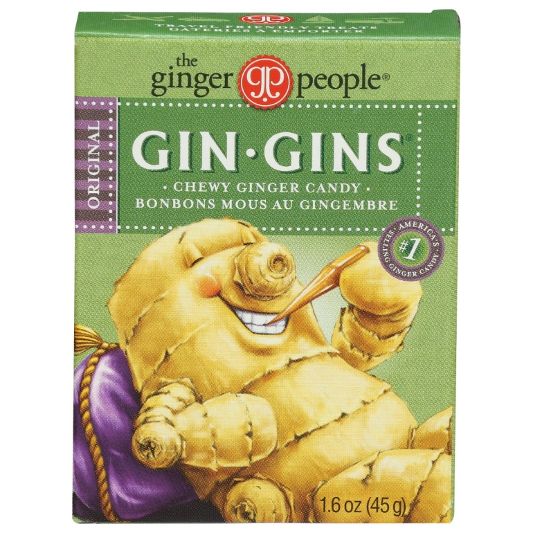 Gin Gins Original Ginger Chews, 1.6 oz