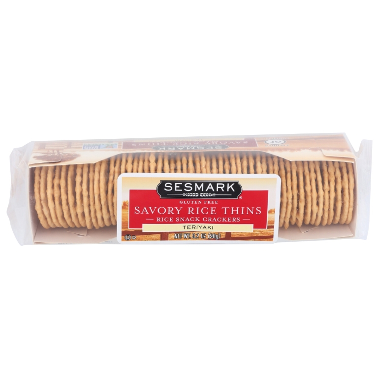 Savory Rice Thins Teriyaki, 3.2 oz