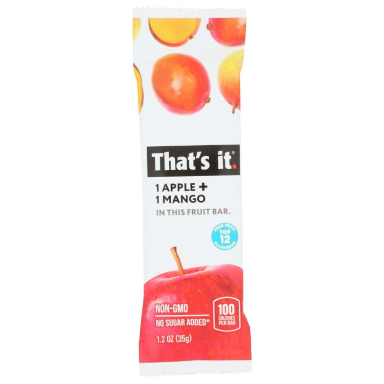 Apple and Mango Fruit Bar, 1.2 oz