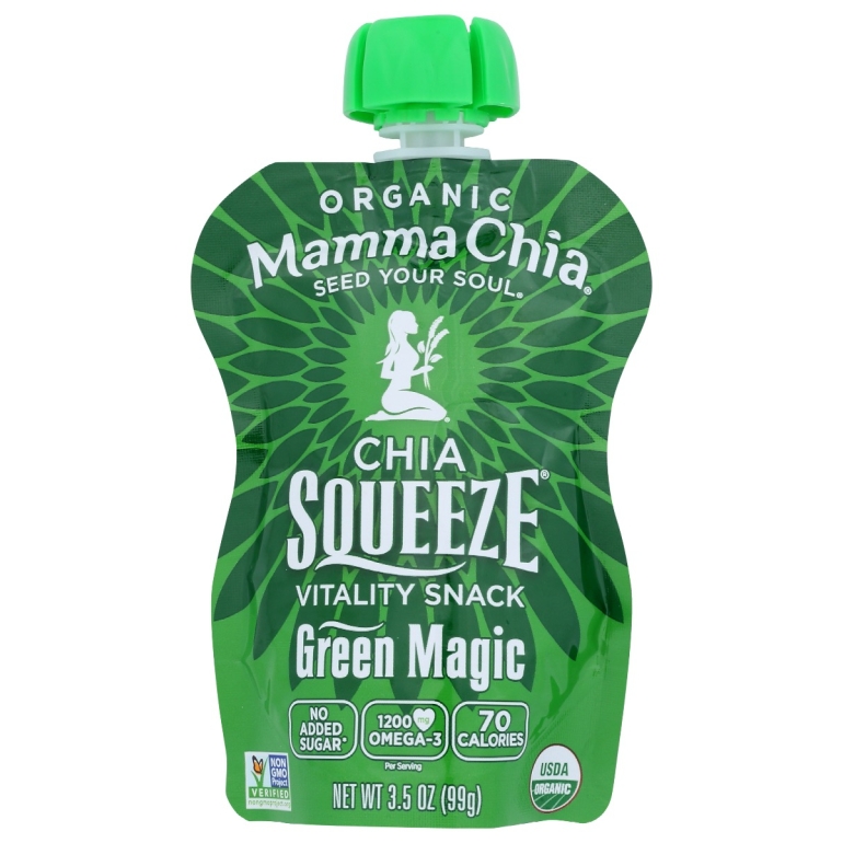 Green Magic Organic Chia Squeeze, 3.5 oz