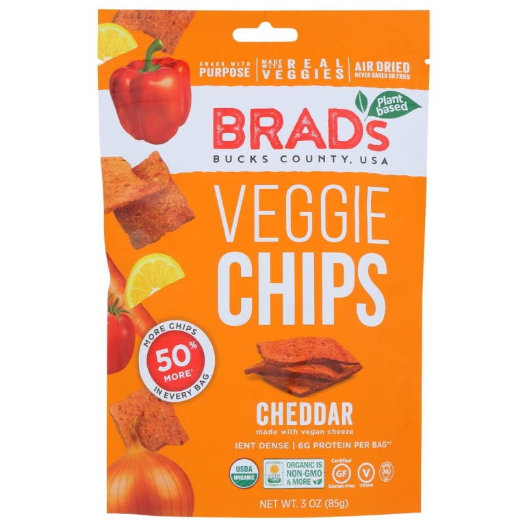 Veggie Chips Cheddar, 3 oz