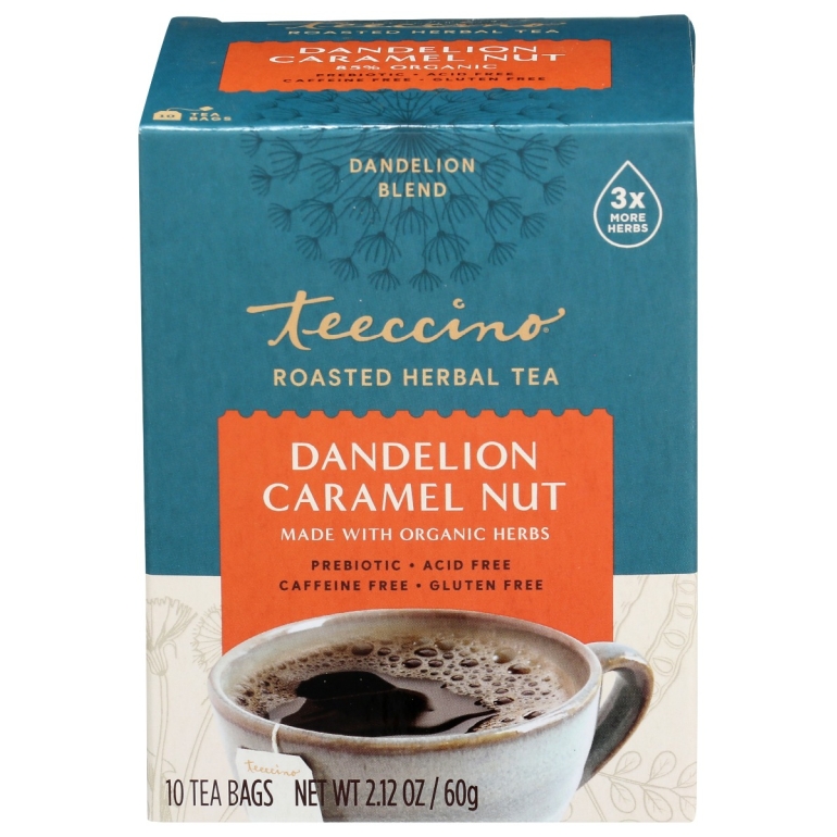Dandelion Caramel Nut Herbal Tea, 10 ct