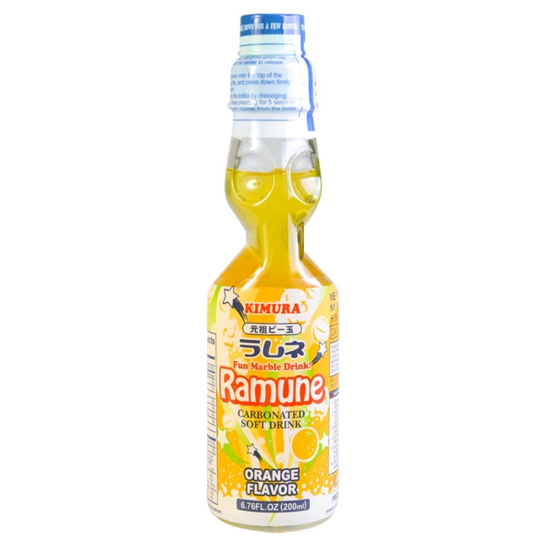 Ramune Orange Flavor, 6.76 oz