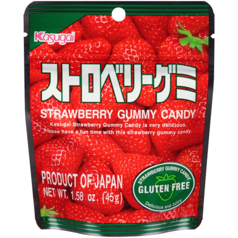 Strawberry Gummy Candy, 1.58 oz