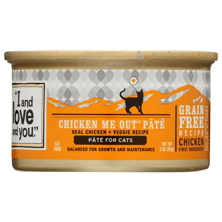 Chicken Me Out Pate Wet Canned Cat Food, 3 oz