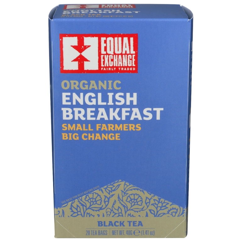 English Breakfast Tea Organic, 20 bg