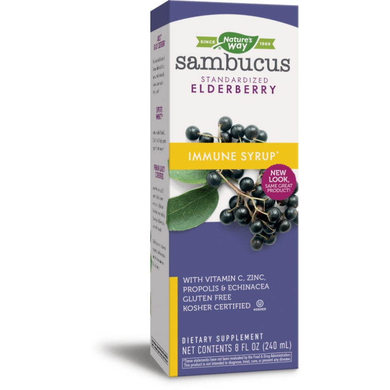 Sambucus Elderberry Immune Syrup, 8 fo