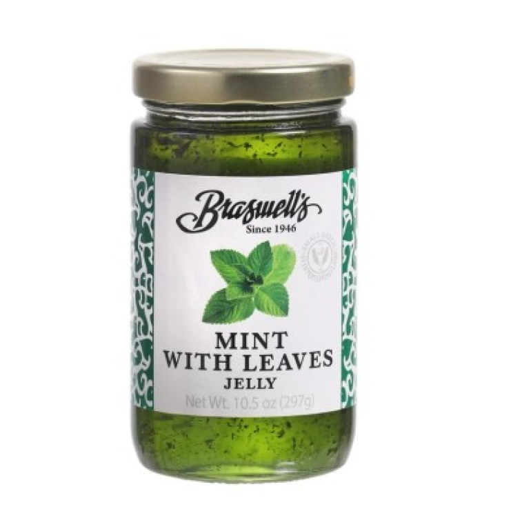 Mint Jelly With Leaves, 10.5 oz