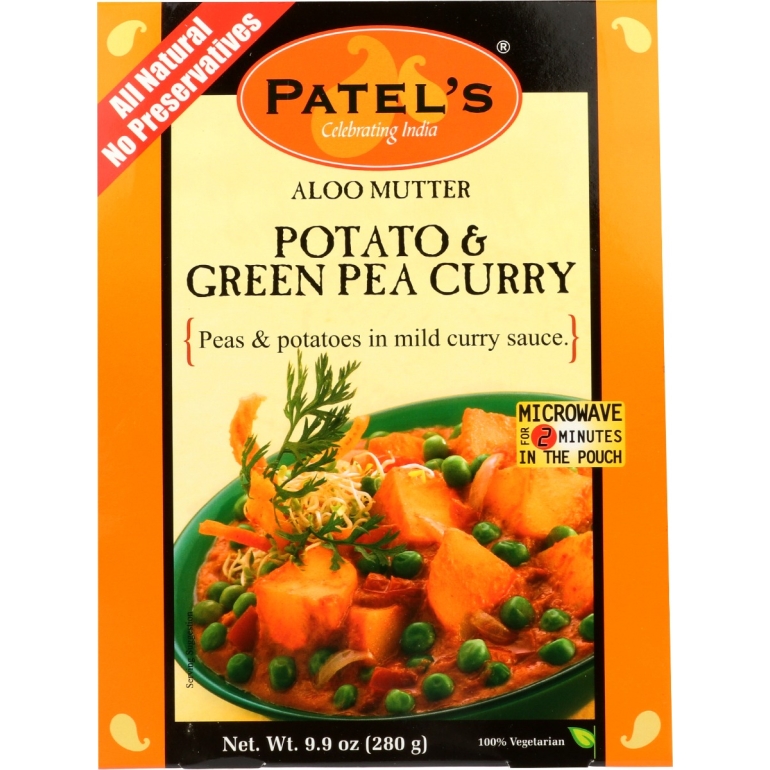 Potato and Green Pea Curry, 9.9 oz