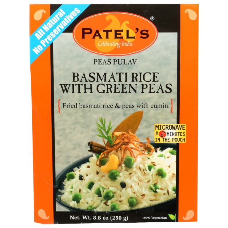 Basmati Rice with Green Peas, 8.8 oz