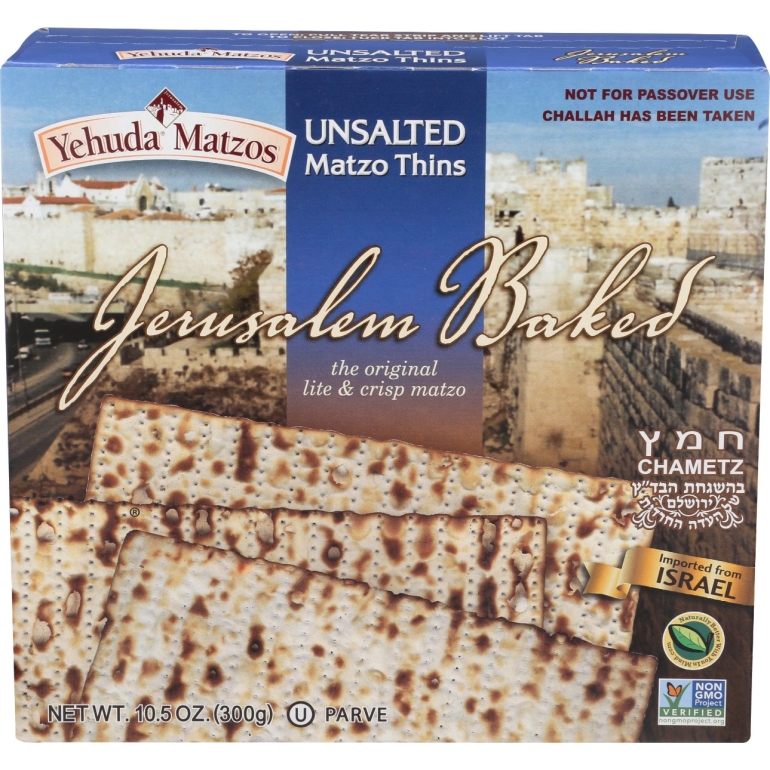 Unsalted Daily Matzo Thins, 10.5 oz