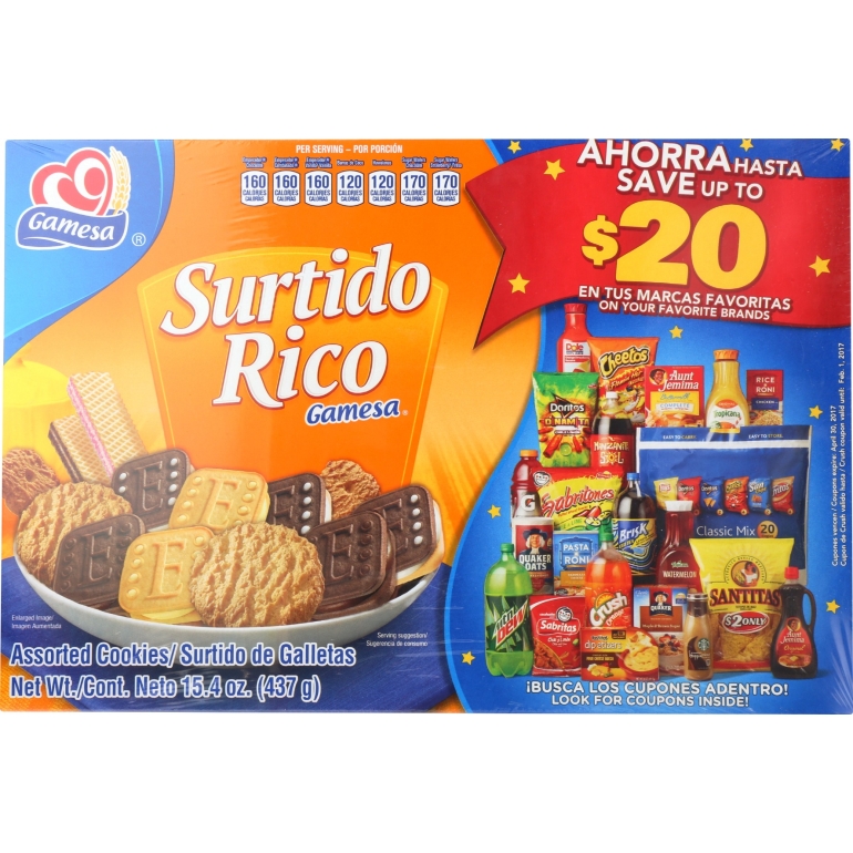 Surtido Rico Cookie, 15.43 oz