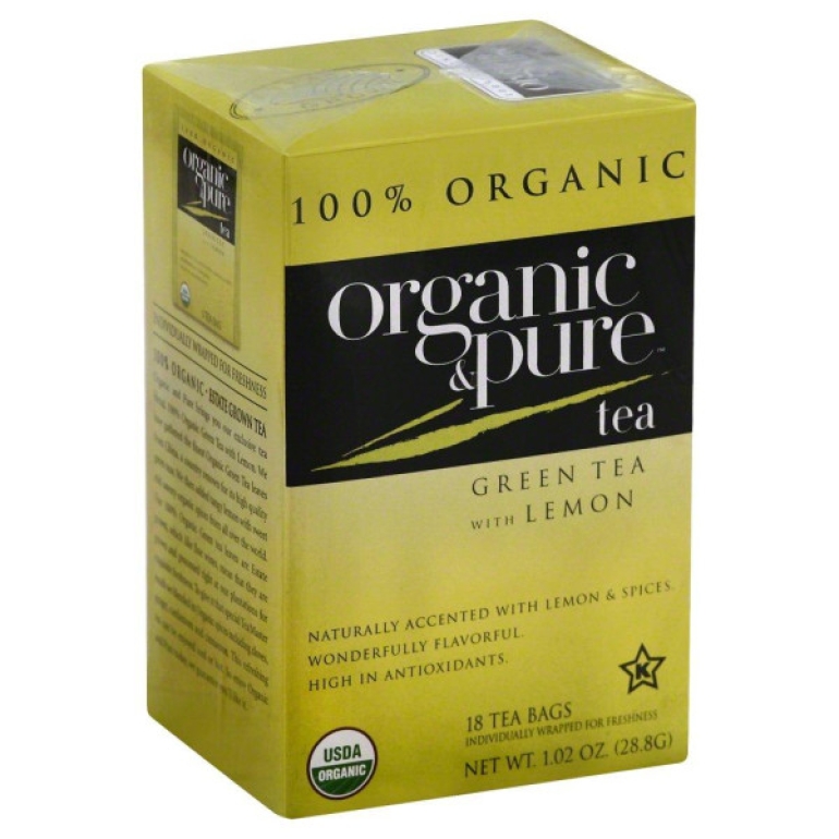 Tea Green Lemon Org, 18 bg