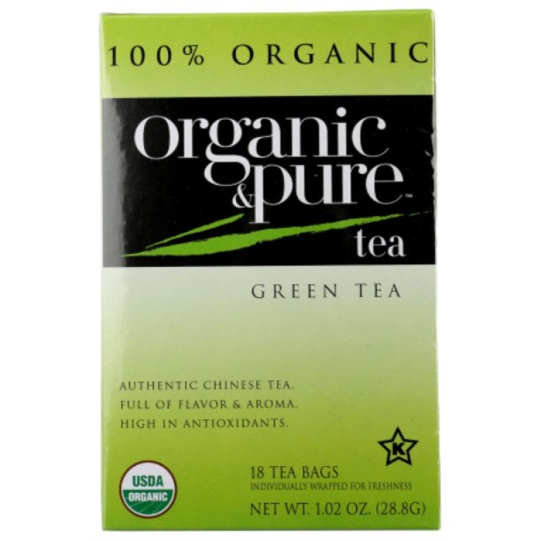 Tea Green Org, 18 bg