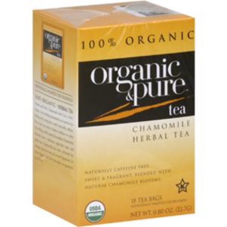 Tea Herbl Chamomile Org, 18 bg